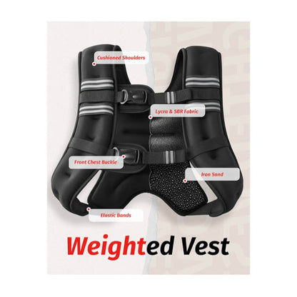 ZELUS Weighted Vest , 25lb Weight Vest
