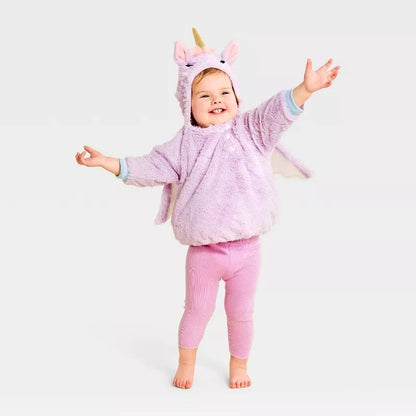 Infant and Toddler Unicorn Halloween Costume Pullover Size 0-6 Months