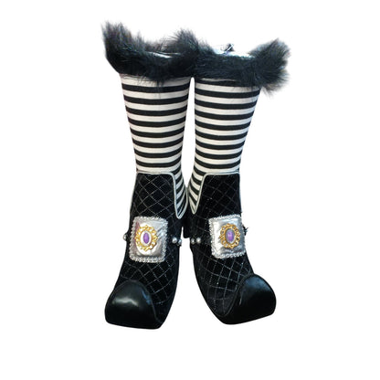 Decorative Halloween witch boots