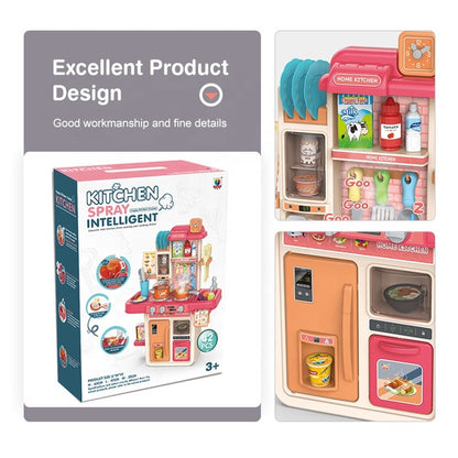 Toy Cooking Pretend Play Kitchen Play Set