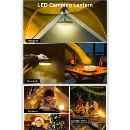 Camping String Lights, 4 in 1 Quick Storage 32.8FT Rechargeable