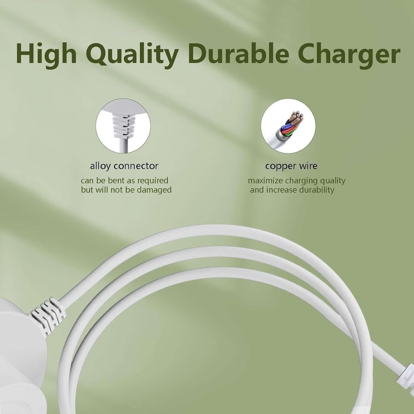 Replacment for Tonies Charger Compatible w/ Toniebox 1 Starter Set Tonie Box Charging Base Station Power Cord Plug In