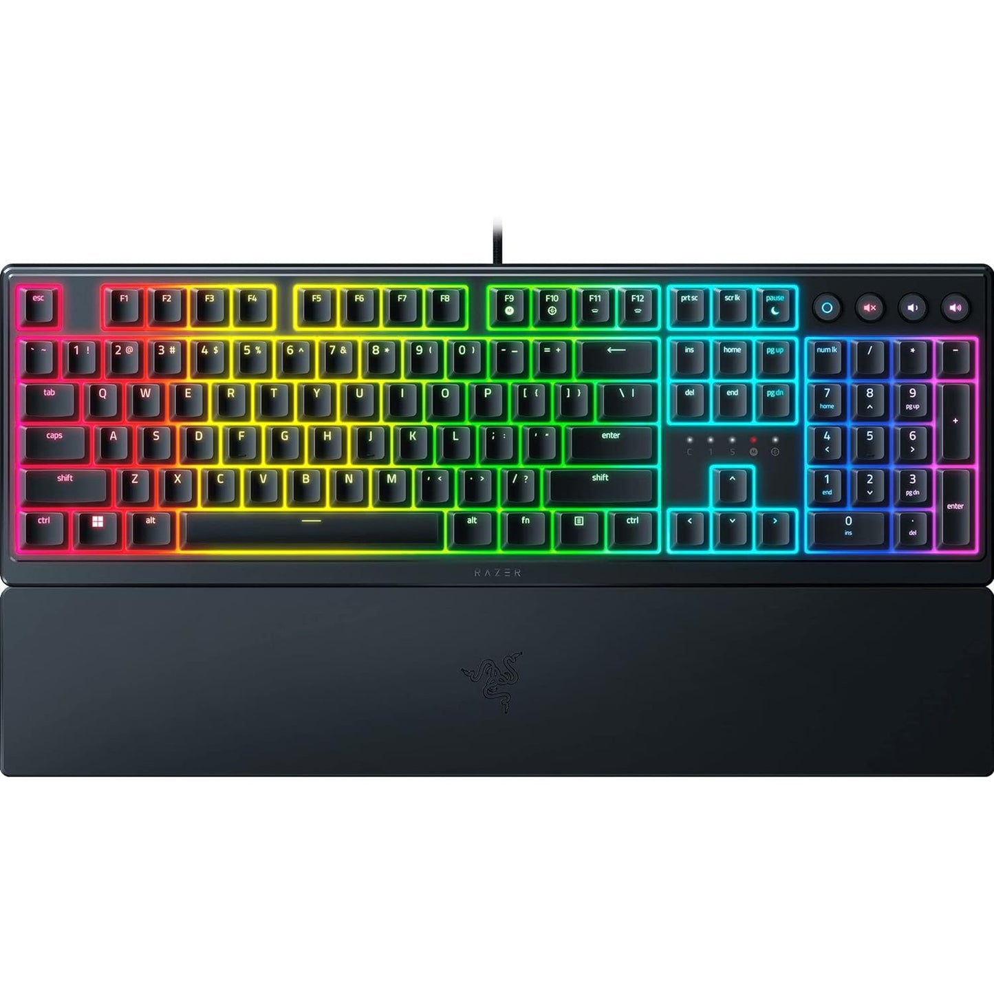 Razer Ornata V3 Gaming Keyboard Low Profile Keys Mecha Membrane Switches RGB Backlit