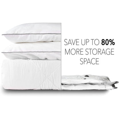 Vacuum Storage Bag Set Space Saver Sealer Compression Bags Variety 15 Pack