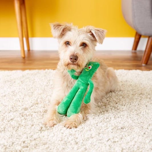 Multipet Gumby Plush Squeaky Dog Toy New