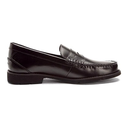 Rockport Shakespeare Circle Black Brush Off Loafers K53879 New 11.5 XW XWide