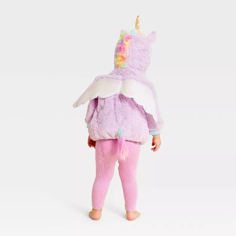 Infant and Toddler Unicorn Halloween Costume Pullover Size 0-6 Months