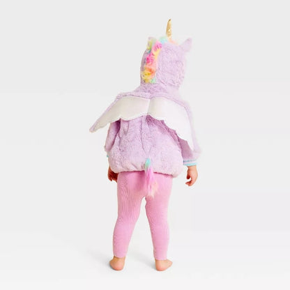 Infant and Toddler Unicorn Halloween Costume Pullover Size 0-6 Months