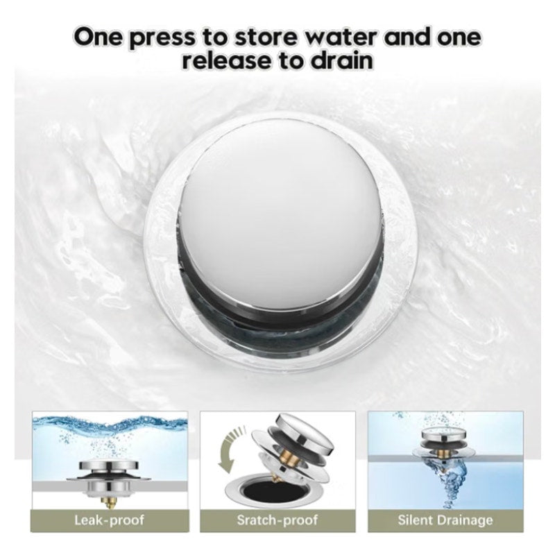 Universal Bathtub Stopper, Pop Up Bath Tub Drain Stopper