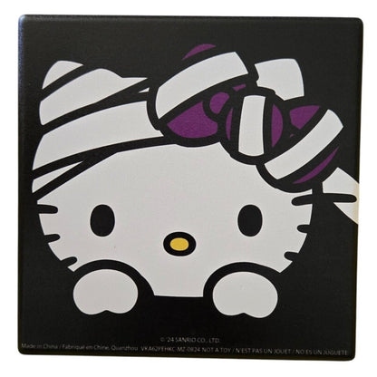 Sanrio Hello Kitty Ceramic Halloween Coasters Set of 4 Mummy Pumpkin
