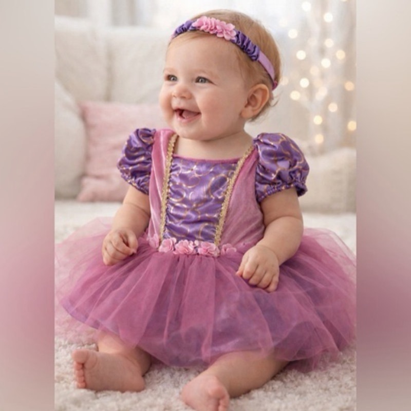 Infant Girls Princess Dress Size 12 M Halloween Costume