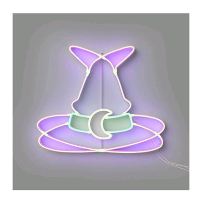 Hyde & EEK! LED Neon Animated Witch Hat Halloween Light Wall decor