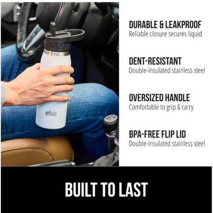 GORILLA GRIP Insulated Stainless Steel Water Bottle