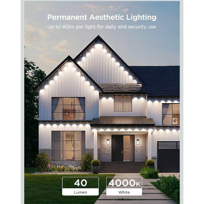 Govee Permanent Outdoor Lights 2, 100ft RGBIC Outdoor Lights with 100 Modes
16 Million Colors, IP67