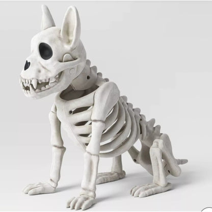 New 11" French Bulldog Skeleton Halloween Decorative Hyde and EEK Indoor/Outdoor