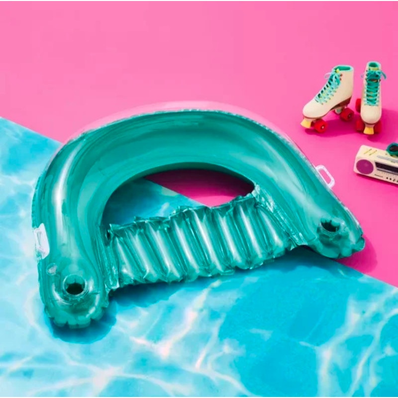 SUN SQUAD CHILL OUT LOUNGE CHAIR WATER FLOATS AND INFLATABLES GREEN