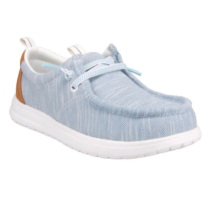 Eddie Bauer Boys Size 3 Canvas Loafer Lightweight Breathable