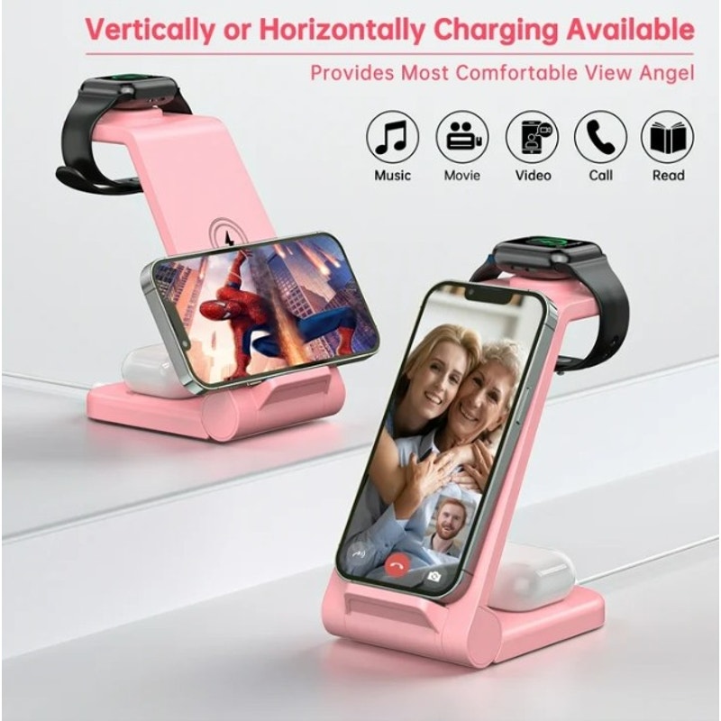 3 in 1 Charging Station for Apple Samsung & LG