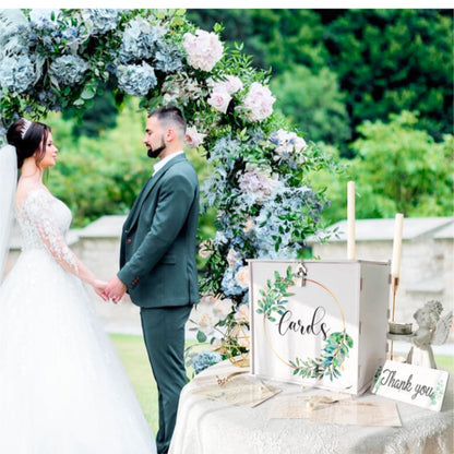 Wedding Card Box with Lock