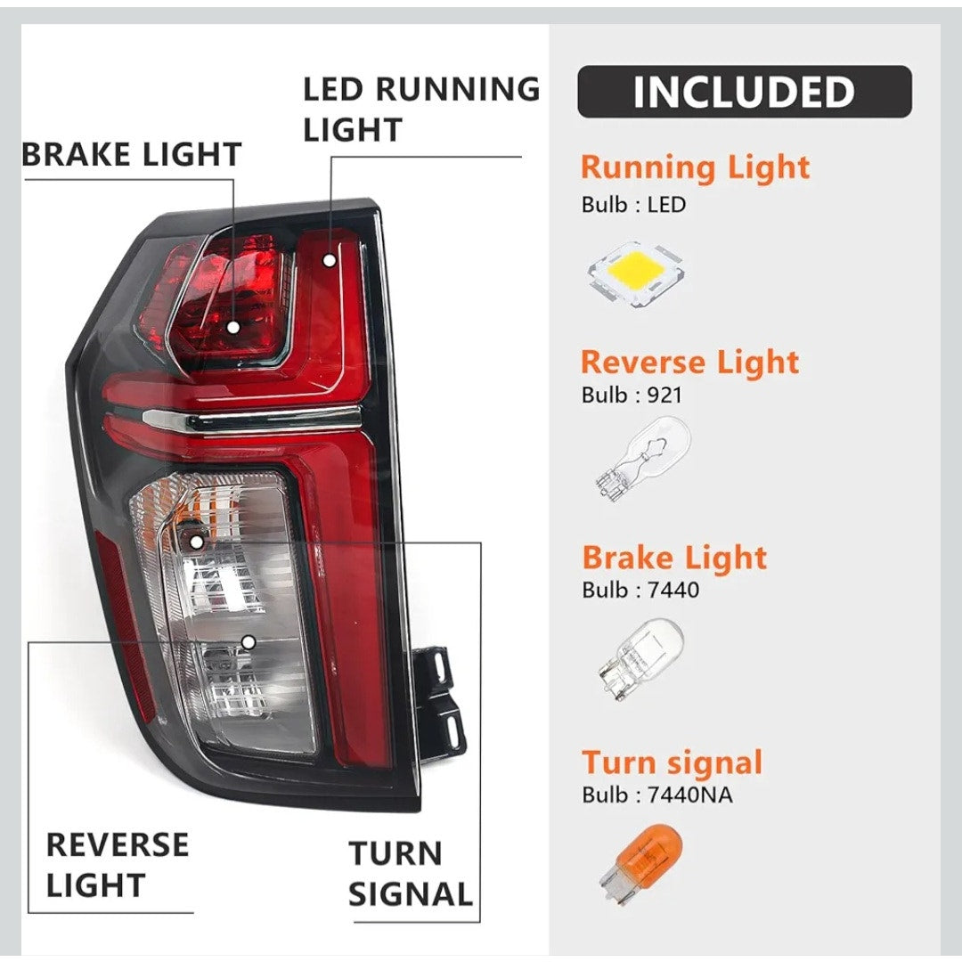 Chevy Tahoe Rear Driver Side Tail Light Assembly 21-23