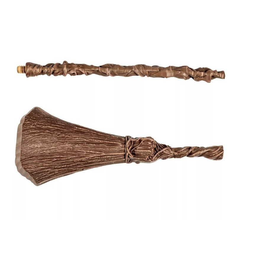 NBCUniversal Wicked the Musical 34" Elphaba Broom Halloween Costume Hand Held Prop Brown