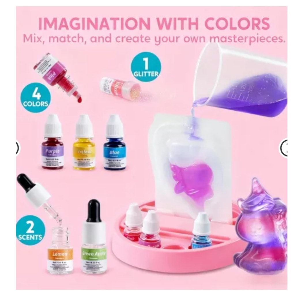 Unicorn Soap Making Studio Set for Kids 6-12