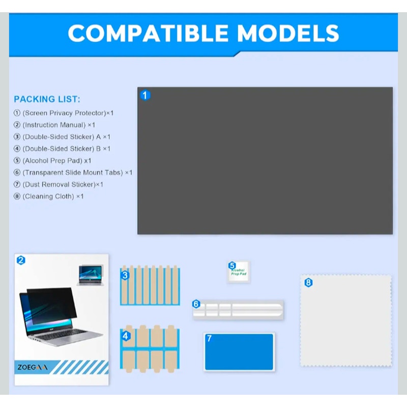 Laptop Privacy Screen 14 inch