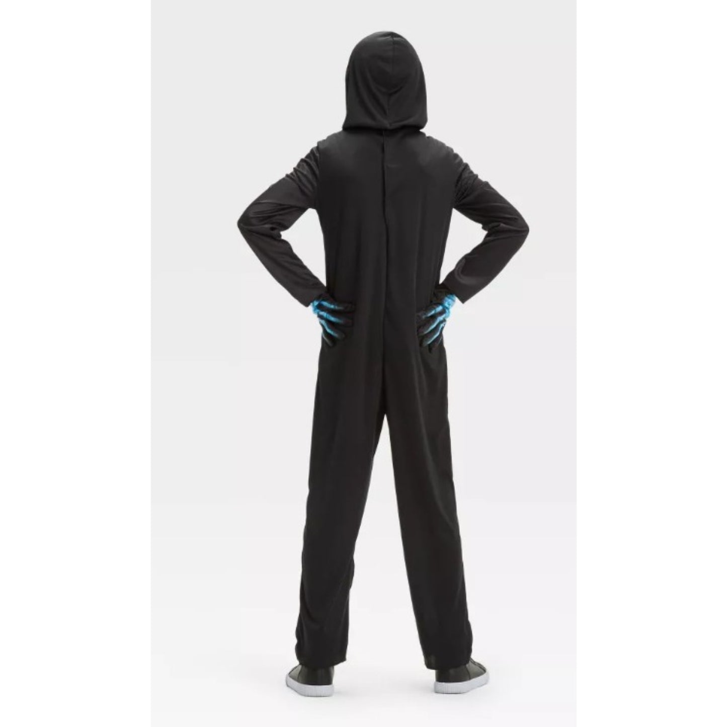 Hyde & EEK! Kids X-Ray Skeleton Halloween Costume Jumpsuit with Mask & Gloves - Size S (6-7) - New