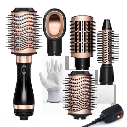 Hair Dryer & Hot Air Brush Set 4 in 1 Ceramic Barrel