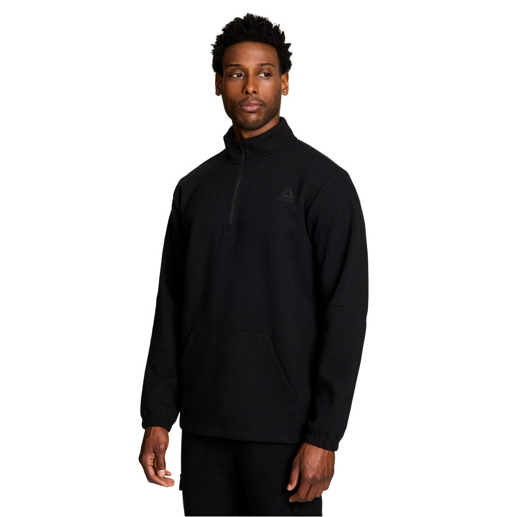 Reebok Men's Quarter Zip Sweatshirt Size L Large