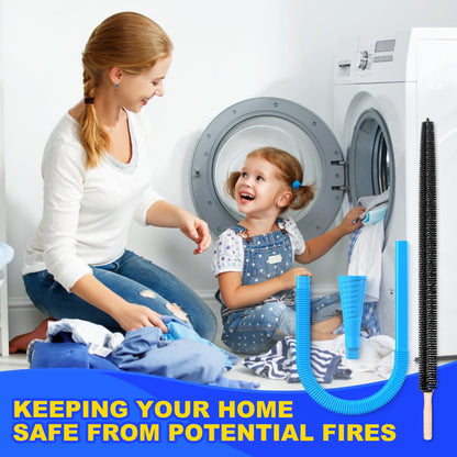 Dryer Vent Cleaner Kit and Dryer Lint Brush