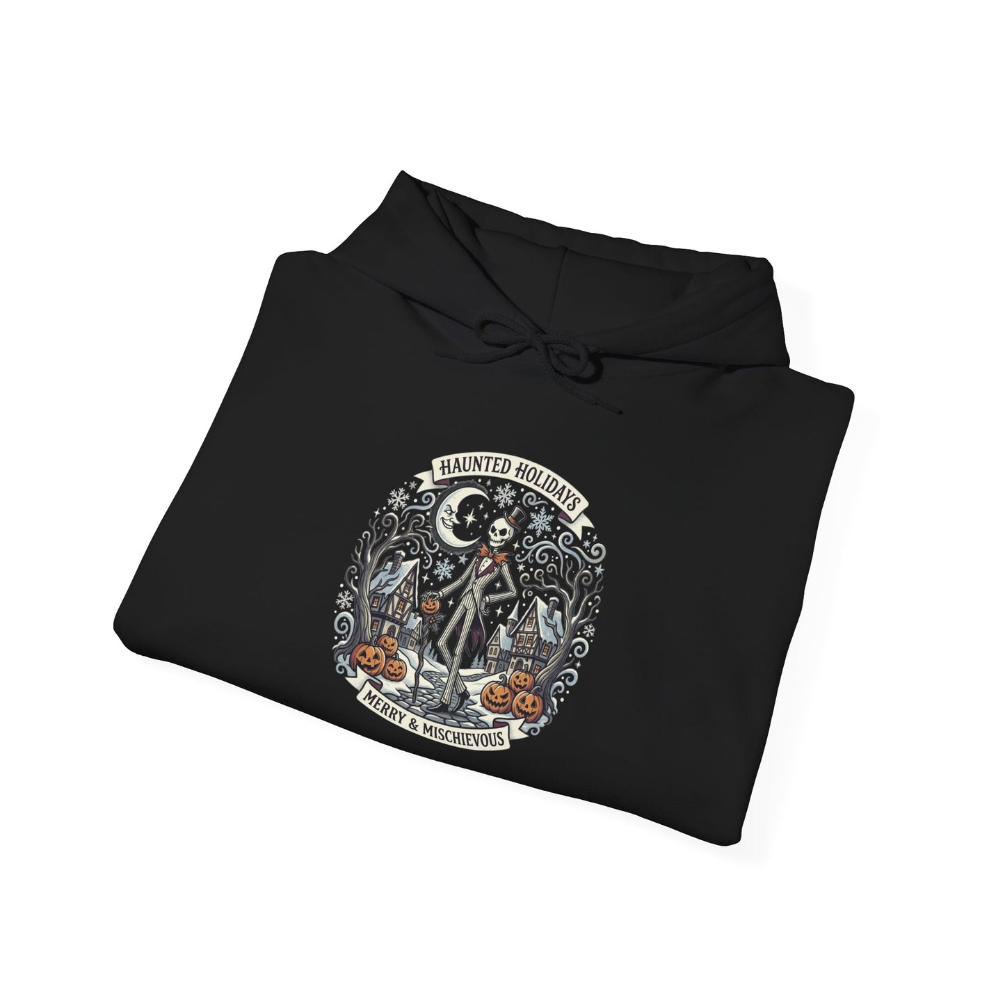 Vintage Skull and Roses hoodie | Gothic Botanical Illustration
