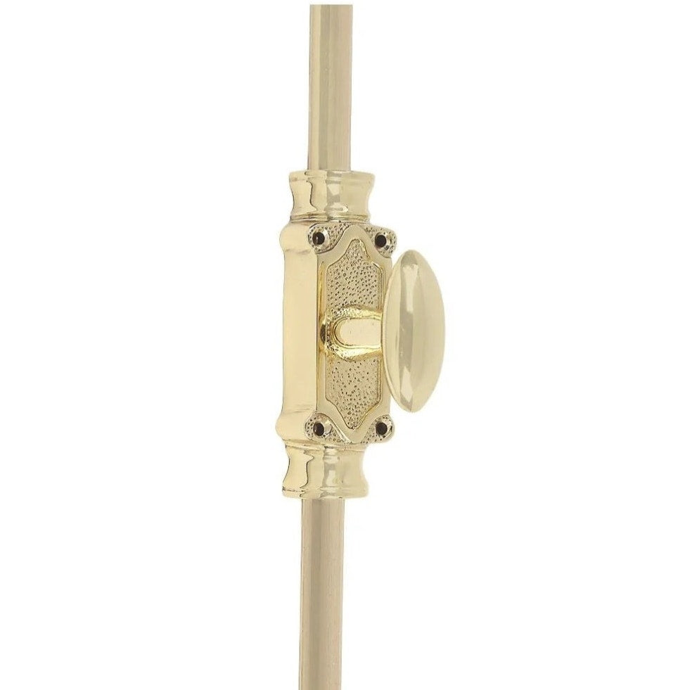 A29 Solid Brass Window Cremone Bolt Lock Polished Lacquered Finish