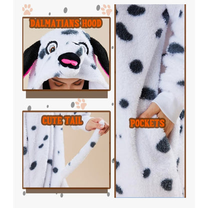 Dalmatians Costume for Kids Onesie Size Small (4'9"-5'1" Tall)