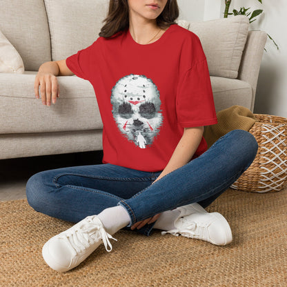 Horror Hockey Mask Friday The 13th T-Shirt —  Jason Inspired Graphic Tee