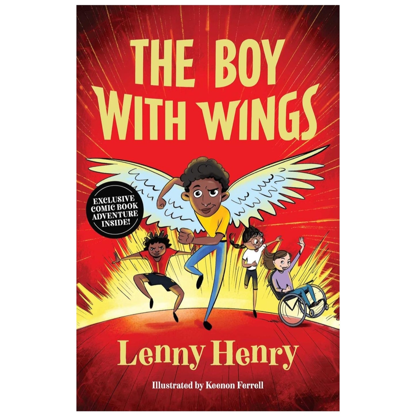 The boy with wings
