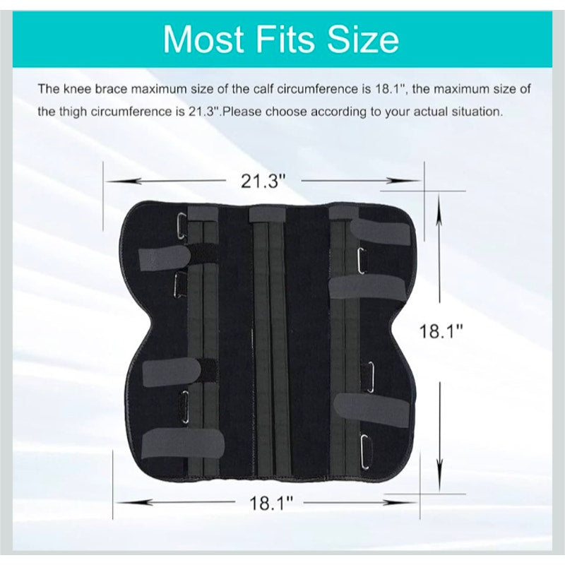 Unisex Knee and leg immobilization Stabilizer for Post Surgery Recovery