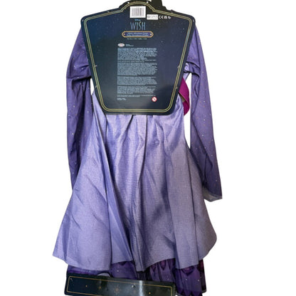 Disney Wish Asha Adventure Dress Fits Children Size Small 4 to 6x