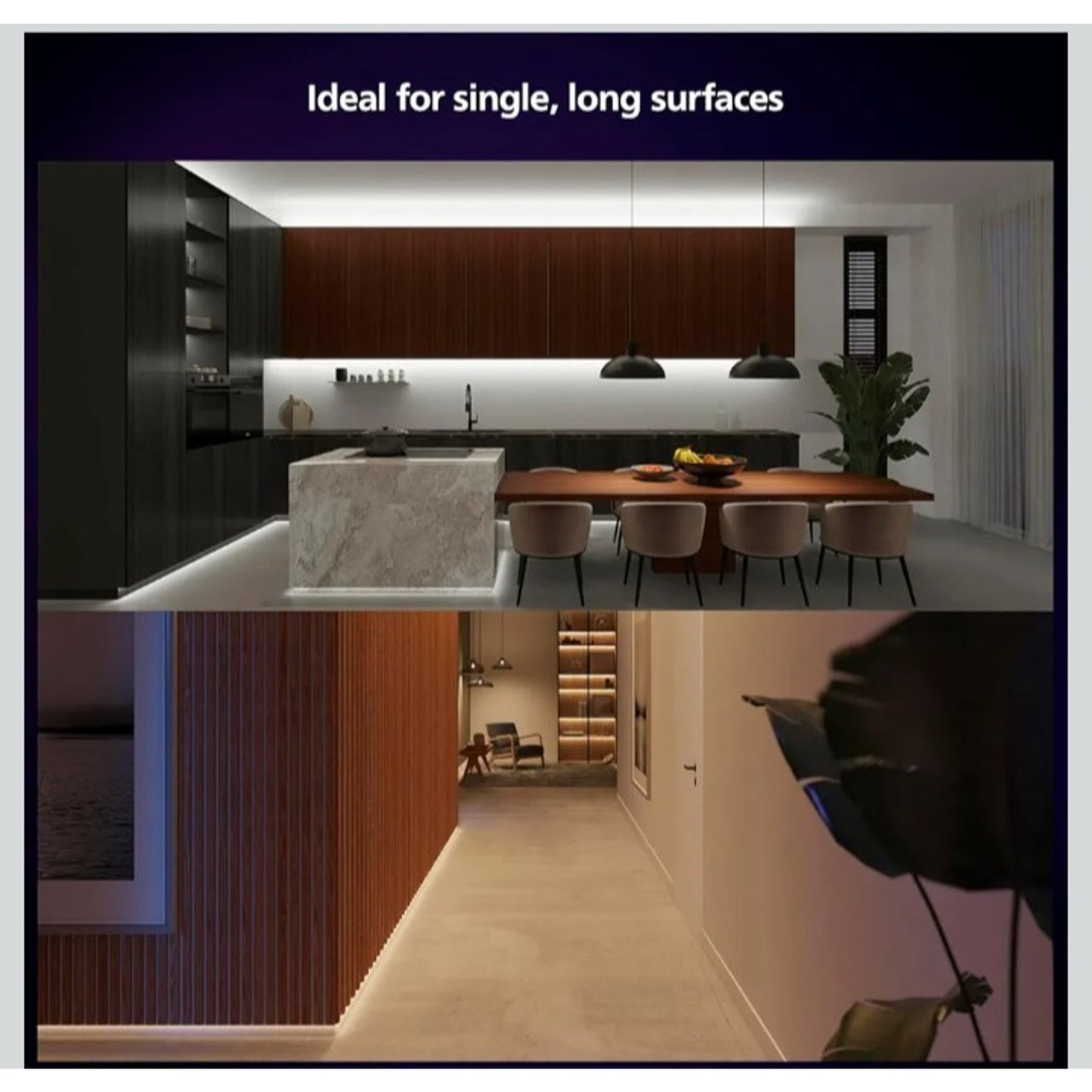 Philips Hue 16 Ft Smart LED Solo Lightstrip Base Kit - 1 Pack Indoor Control