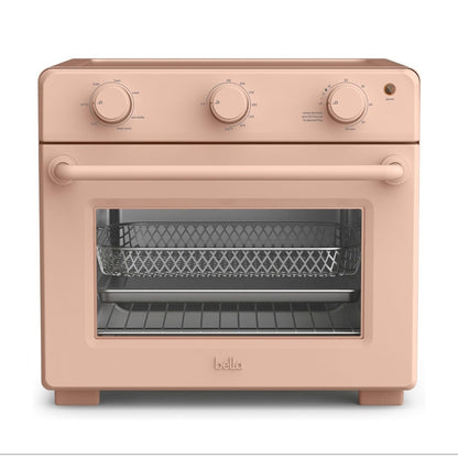 PINK bella Air Fry Fryer Toaster Oven w/ Convection Bake, Auto Shut Off, Timer New in Box