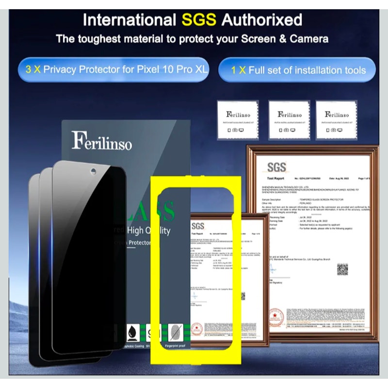 Privacy Screen Protector for Google Pixel 10 Pro