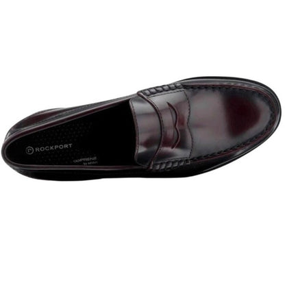 Rockport Shakespeare Circle Burgundy Brush Off Loafers K53881 New 11.5 XW XWide
