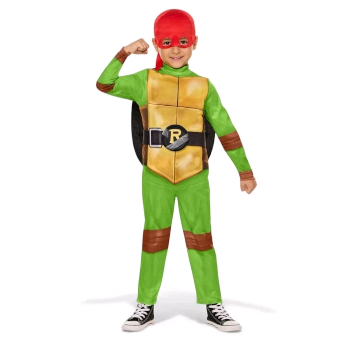 TMNT 4-in-1 Halloween Costume Shell Teenage Mutant Ninja Turtles Size S 4-6