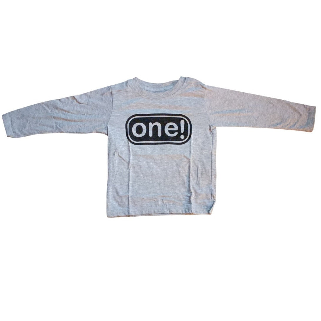 Lalo & Luna First Birthday One! Baby's First Birthday Year T-shirt Size 12M-18M