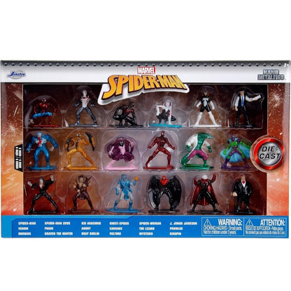 Jada Toys Marvel Spider-Man 18-Pack Metalfigs Series 8 AND 9