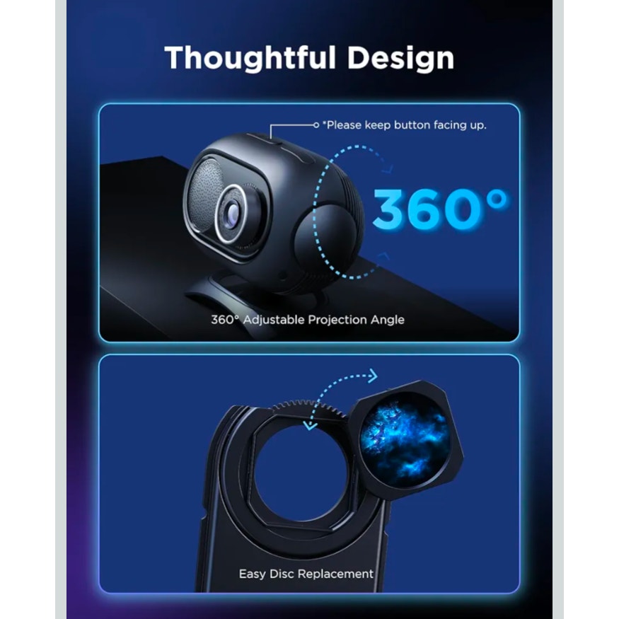 Govee Galaxy Light Star Projector 2 Pro 4 Megapixel HD Lens Planetarium Project