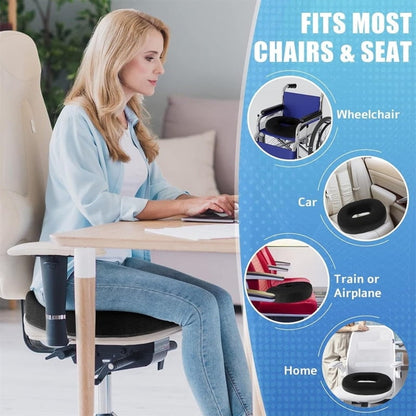 Donut Pillow for Tailbone Pain ,Hemorrhoid Pillow Seat Cushion for Long Sitting