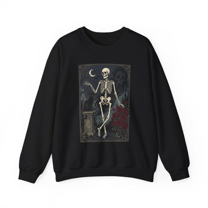 Skeleton Vintage Art Crewneck Sweatshirt