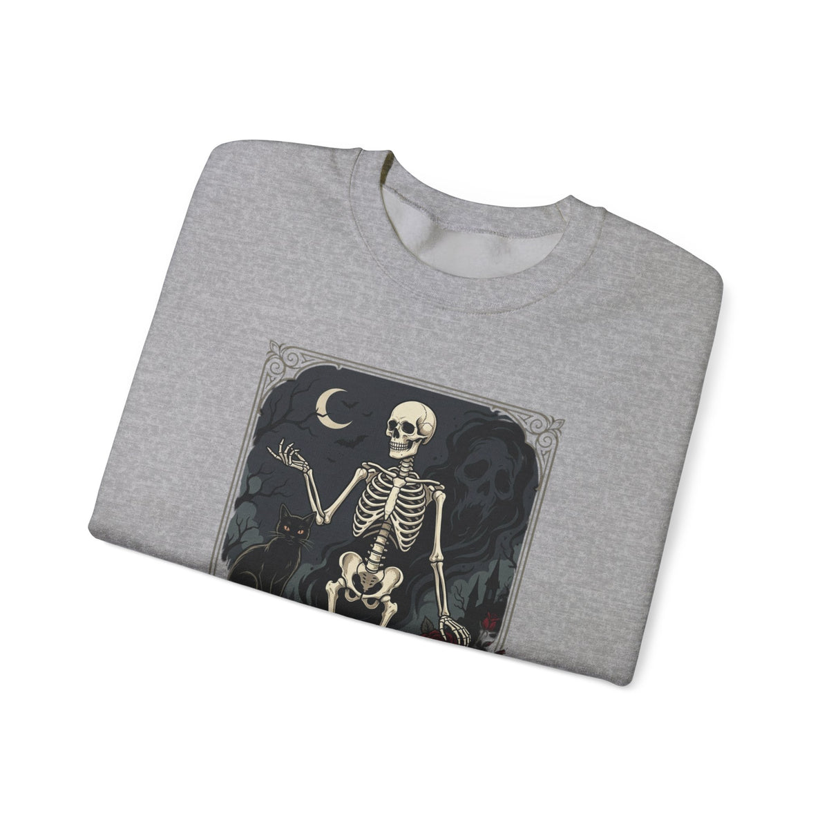 Skeleton Vintage Art Crewneck Sweatshirt