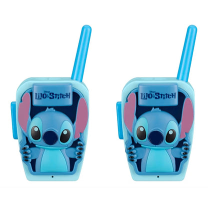 eKids Stitch Walkie Talkies for Kids, Static Free Extended Range